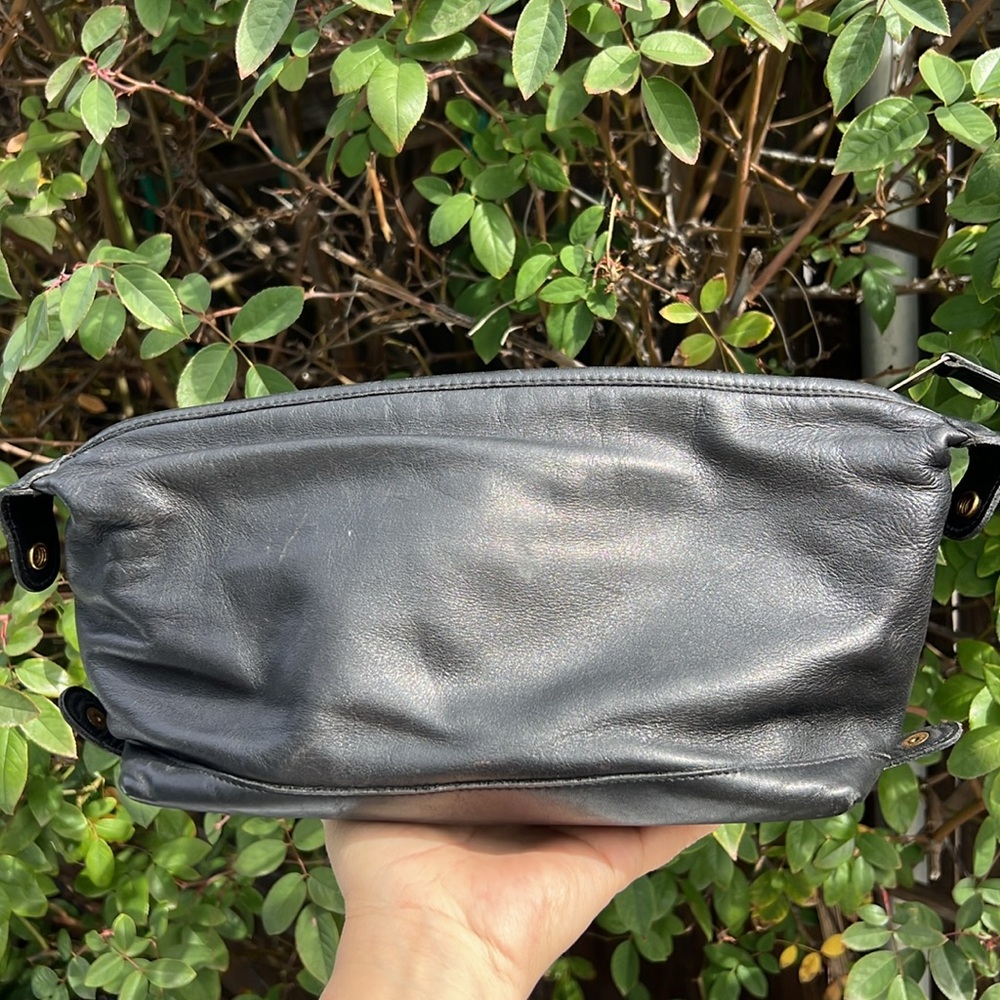 COACH Vintage Large Travel DOPP Toiletry Case Cosmetic Bag Leather.❤️UNISEX - Picture 10 of 16